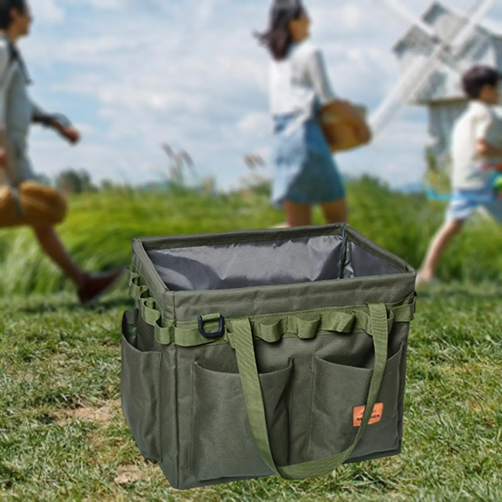 Picnic Cooker Tote Storage Outdoor Camping Bag Garden Tool Bag for Fishing
