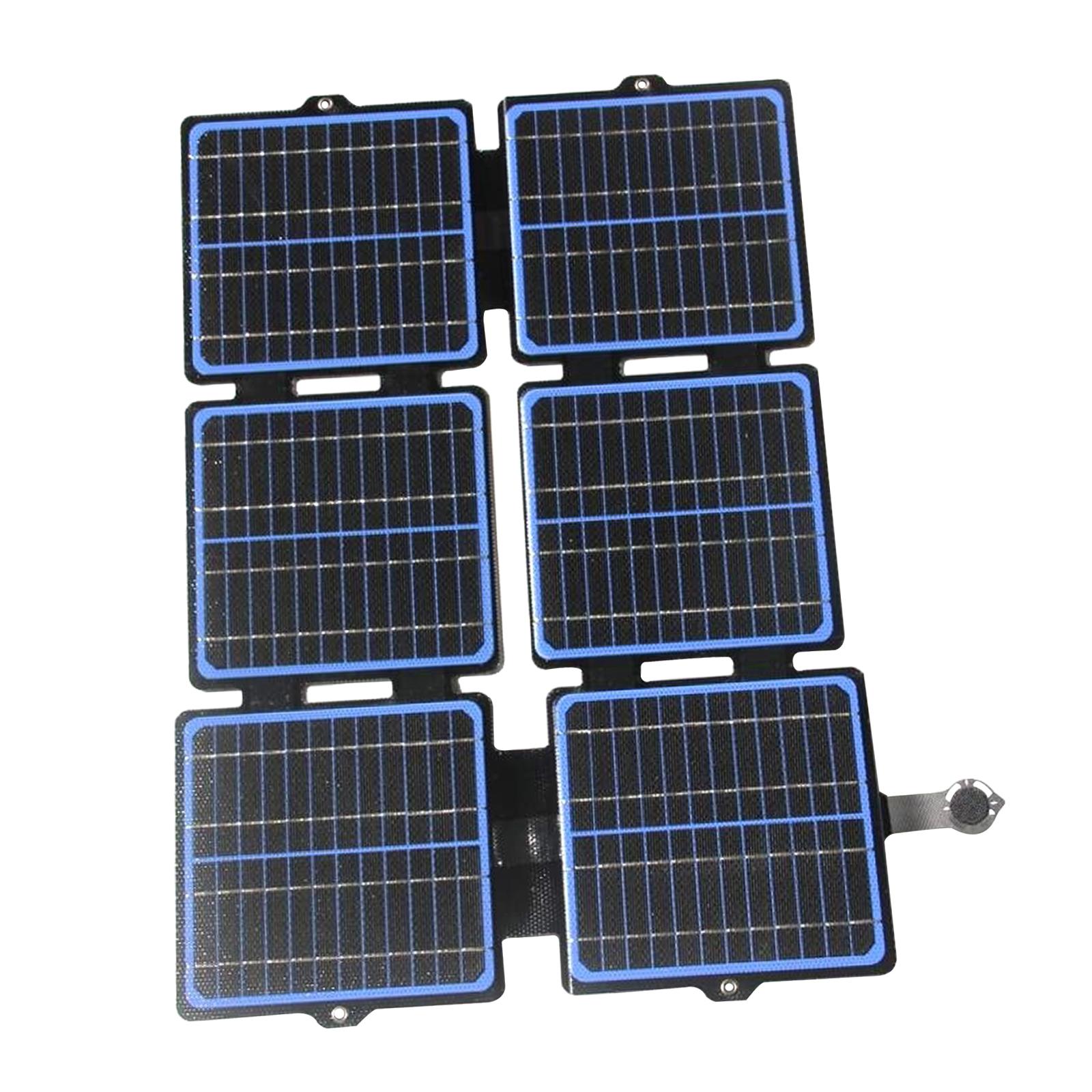 Solar Charger 30W High Capacity Bank Generators Stations Power Bank Laptop Camping