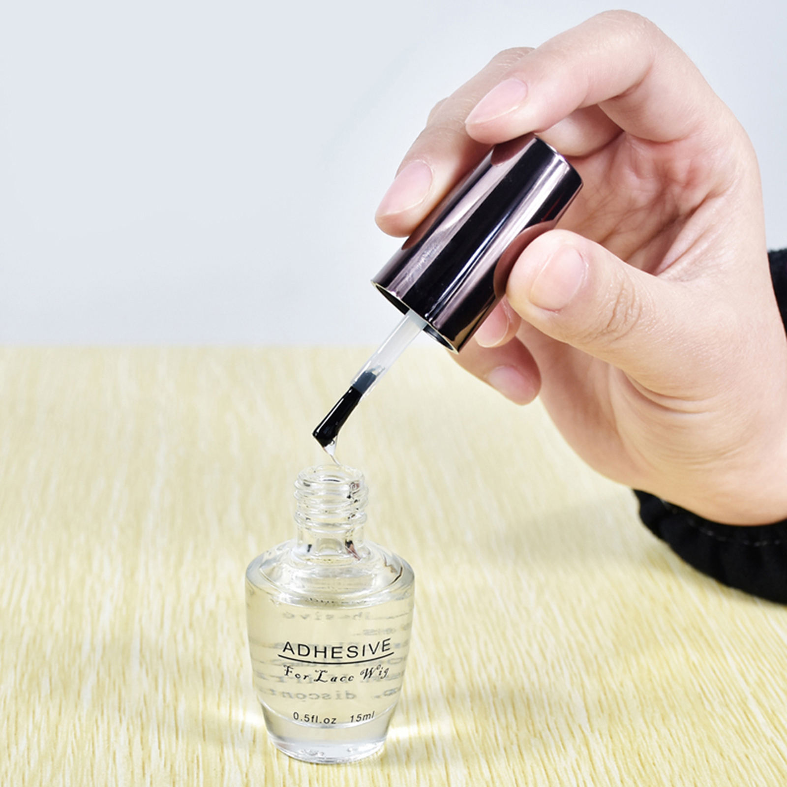 Description Picture 5 of item15ml Hair Glue Accessories Skin Invisible Safe Ingredients Seamless Glue Suitable For Hair Beauty Styling