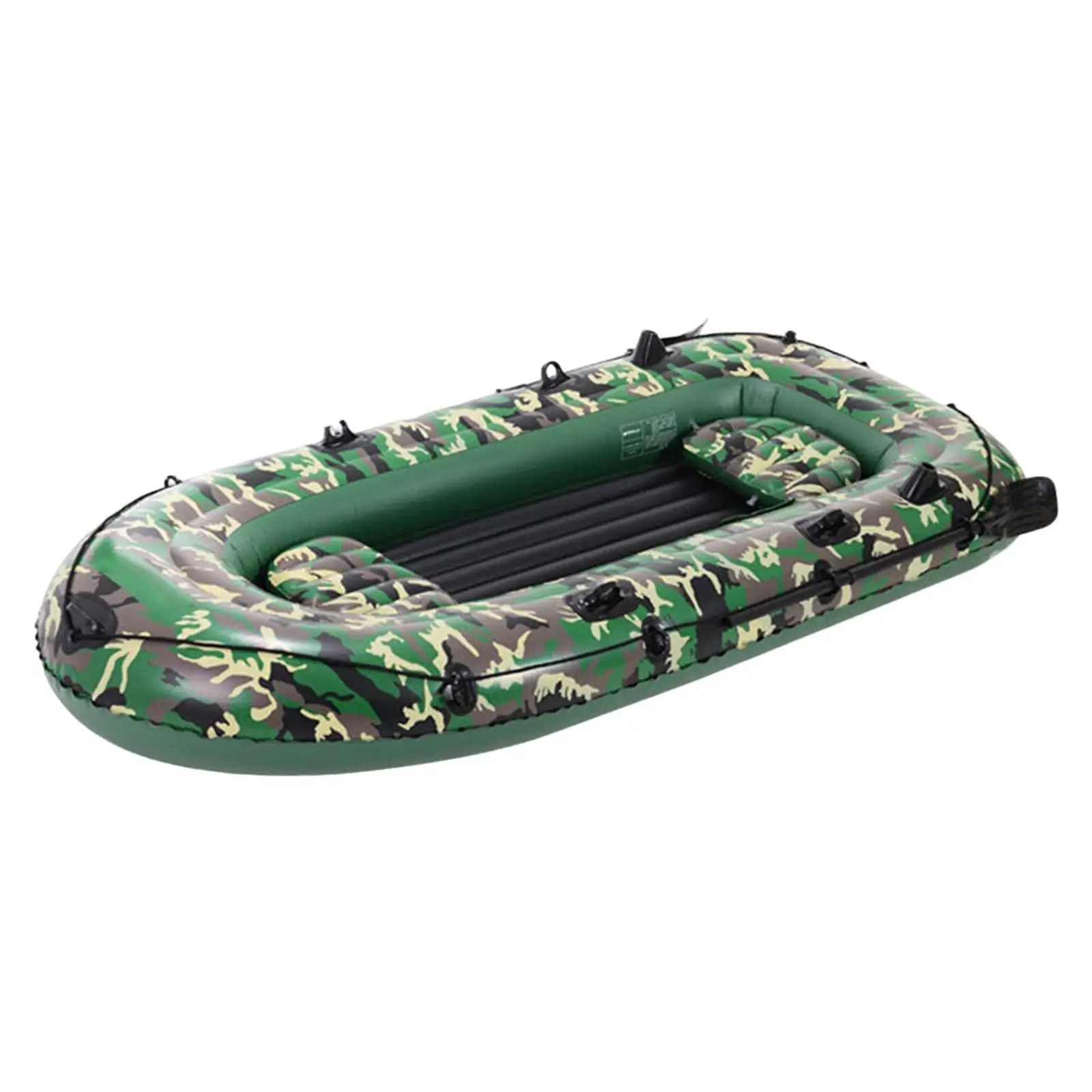 Inflatable Boat for Adults, 4 Person Inflatable Touring Kayak, Portable Fishing