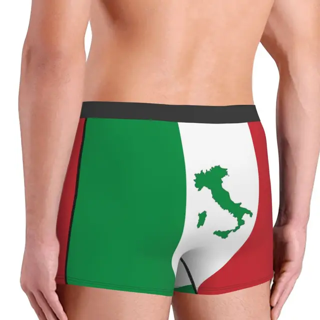 Men Italy Boxer Briefs Shorts Panties Soft Underwear Italian Flag Male  Funny Underpants - AliExpress