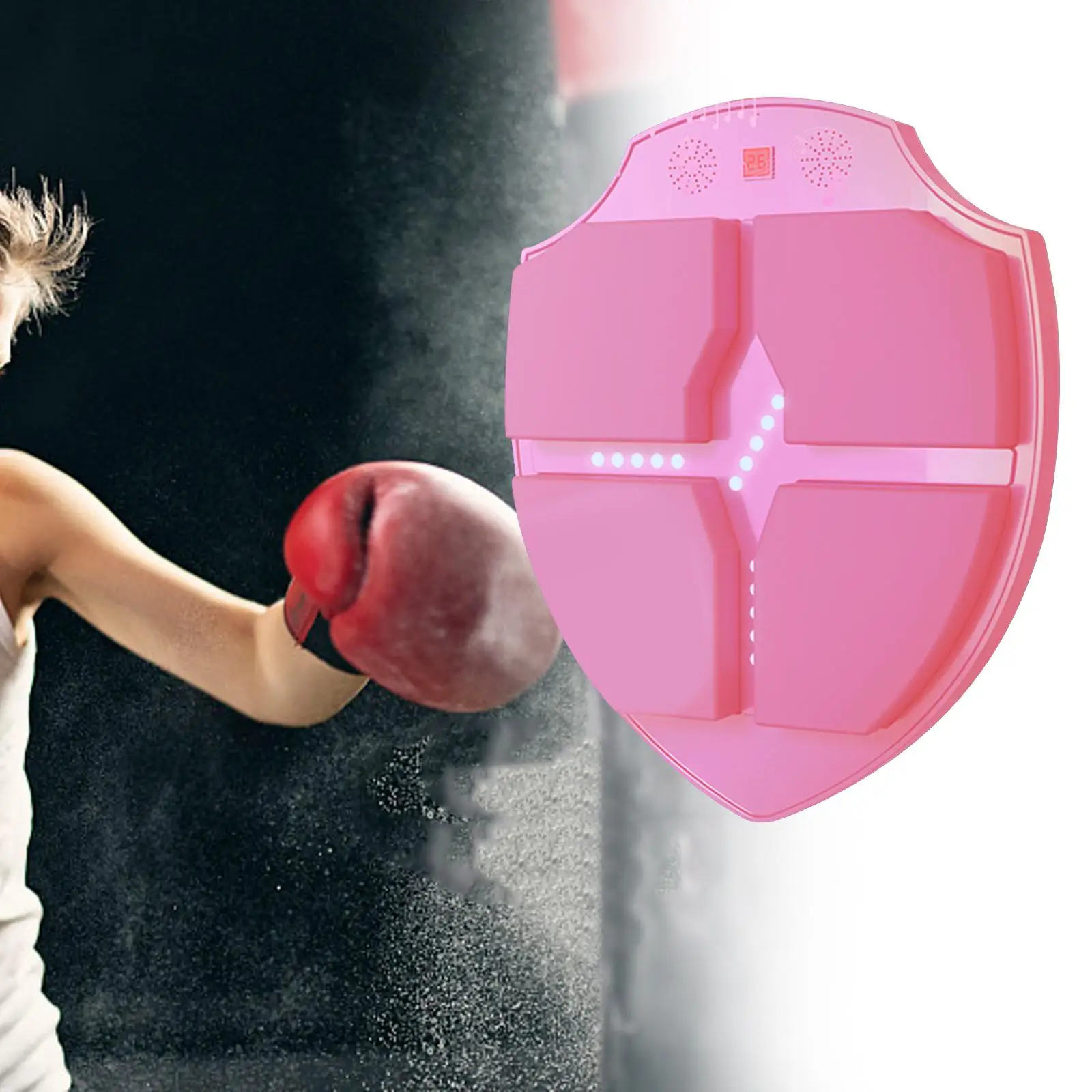 Music Boxing Machine Wall Target Indoor Wall Mount with Gloves Equipment 