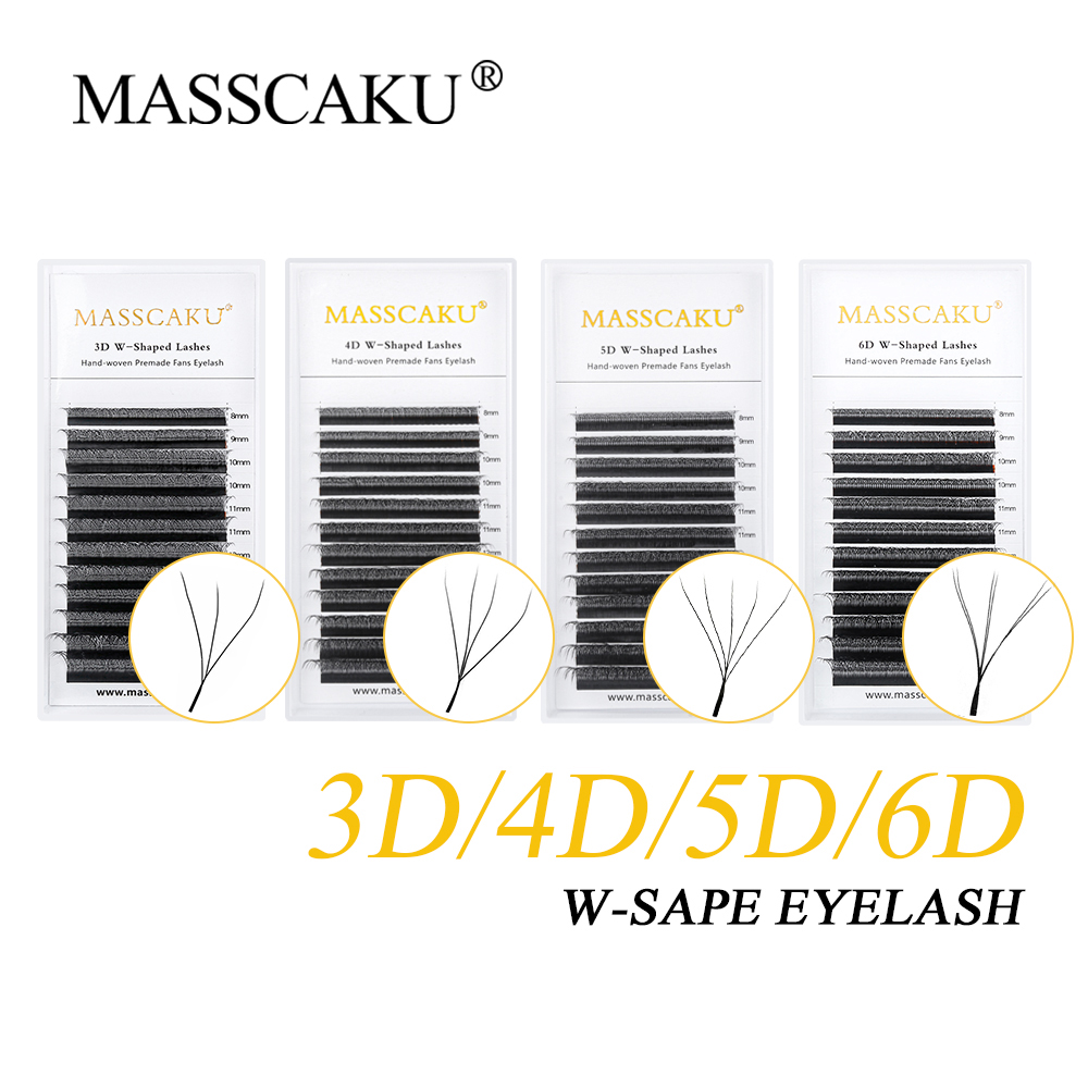 Best of MASSCAKU 3D 6D 8D W Shape Lashes Global Wholesale Eyelash Clusters Easy Fan Volume Wispy Fake Lash Premium Dense Cilia Supplier Reviews & Tips