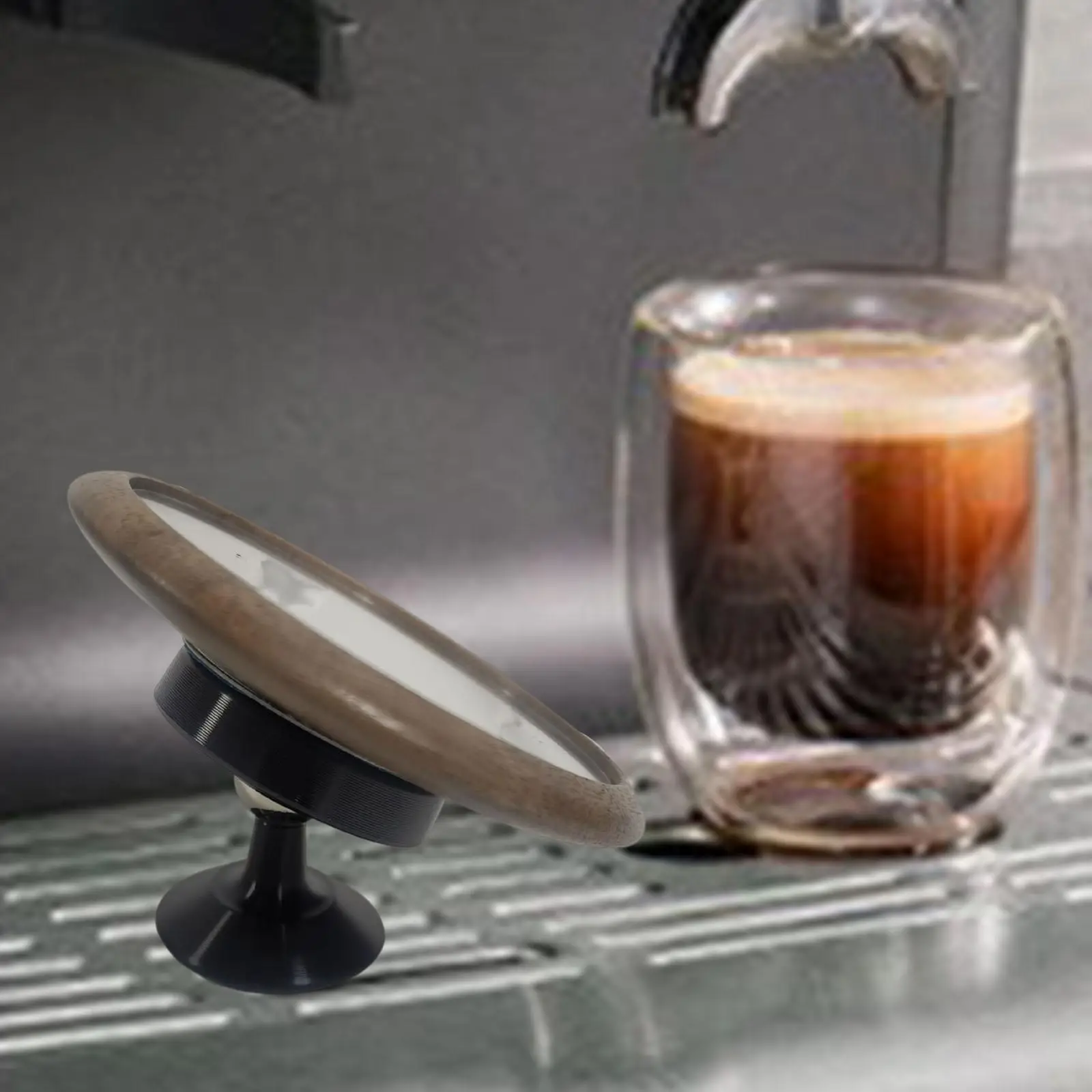 Espresso Lens Reflective Mirror Durable Wooden Coffee Machine lens Machine Tool