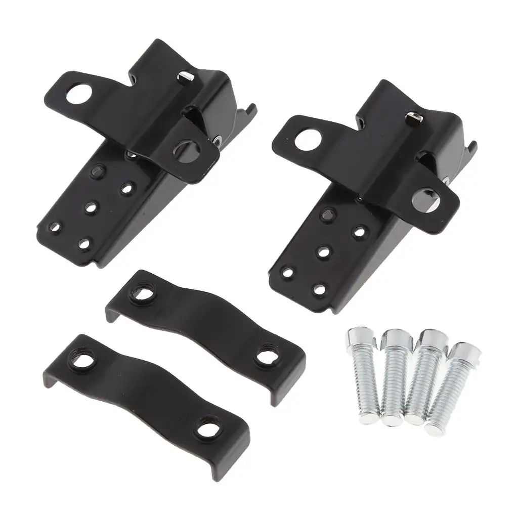 1 Pair Front Rear Adjustable Folding Footrest Footpegs for Dirt Pit Bike Motorcycle
