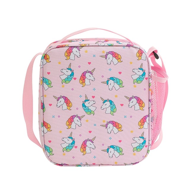 Personalised Girls UNICORN Lunch Box PRETTY School Snack Sandwich Pink  Lunchbox KS152 -  Hong Kong