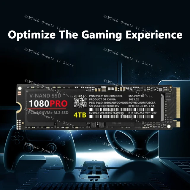990PRO 4TB 2TB 1TB M.2 2280 SSD PCIe 5.0 NVMe Gaming Internal Solid State  Hard Drive Up To 7450MB/s for PS5 Desktop/Laptop/Phone - AliExpress