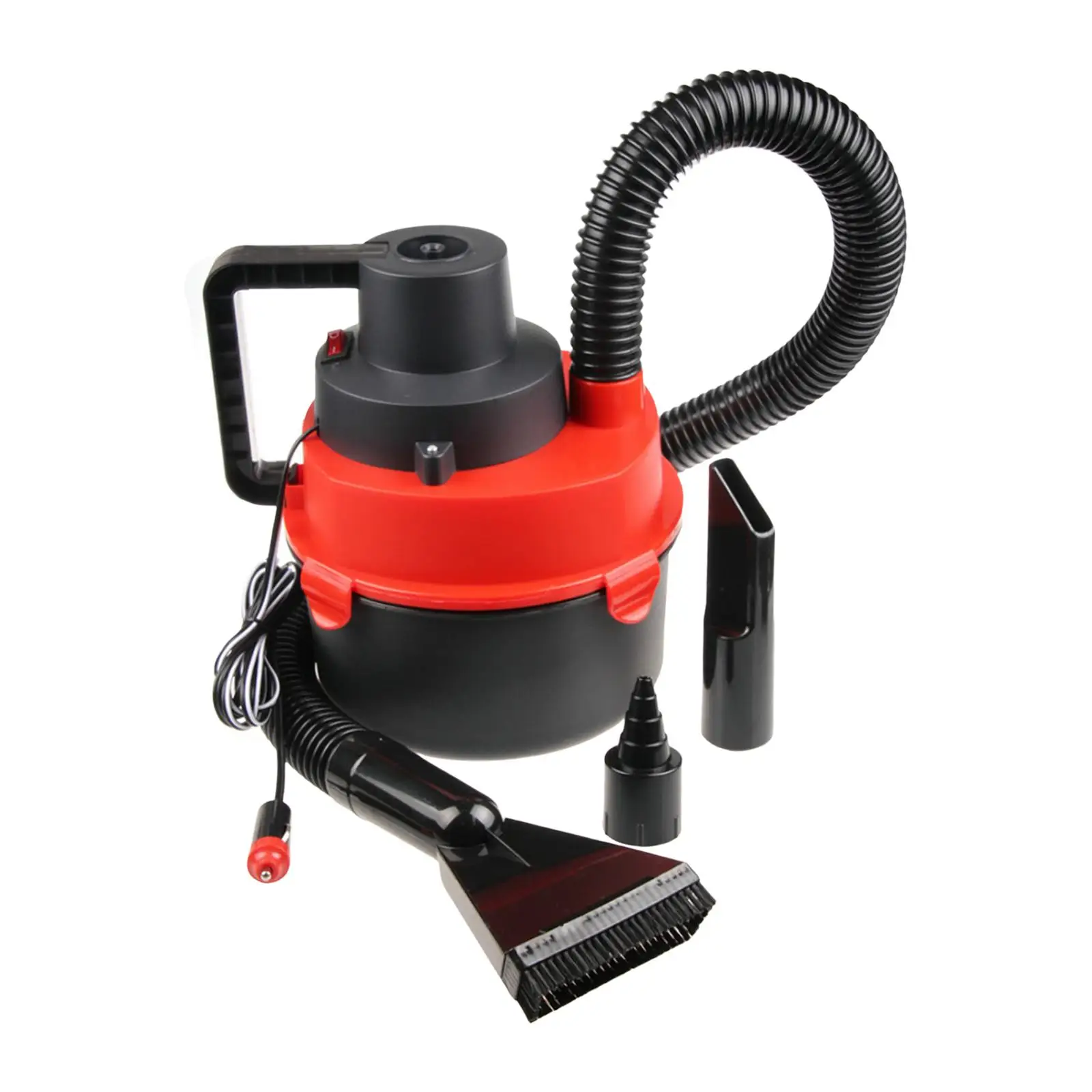 12V Wet/Dry Car Canister Vacuum 4L Capacity Durable Versatile Light Duty