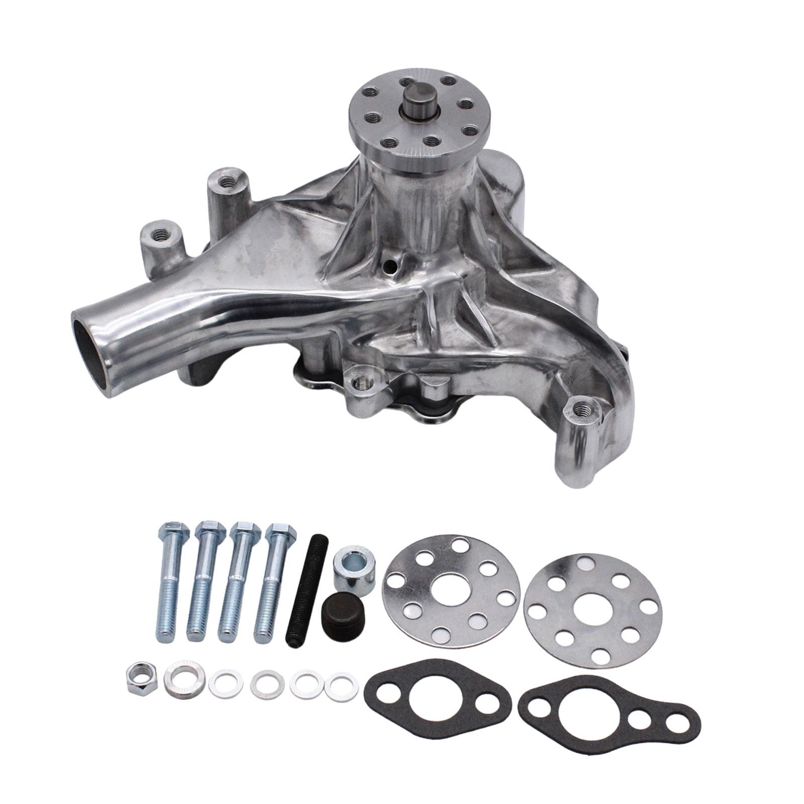 Water Pump Long Chrome Durable Automotive for Chevy 283 327 350 383 Sbc