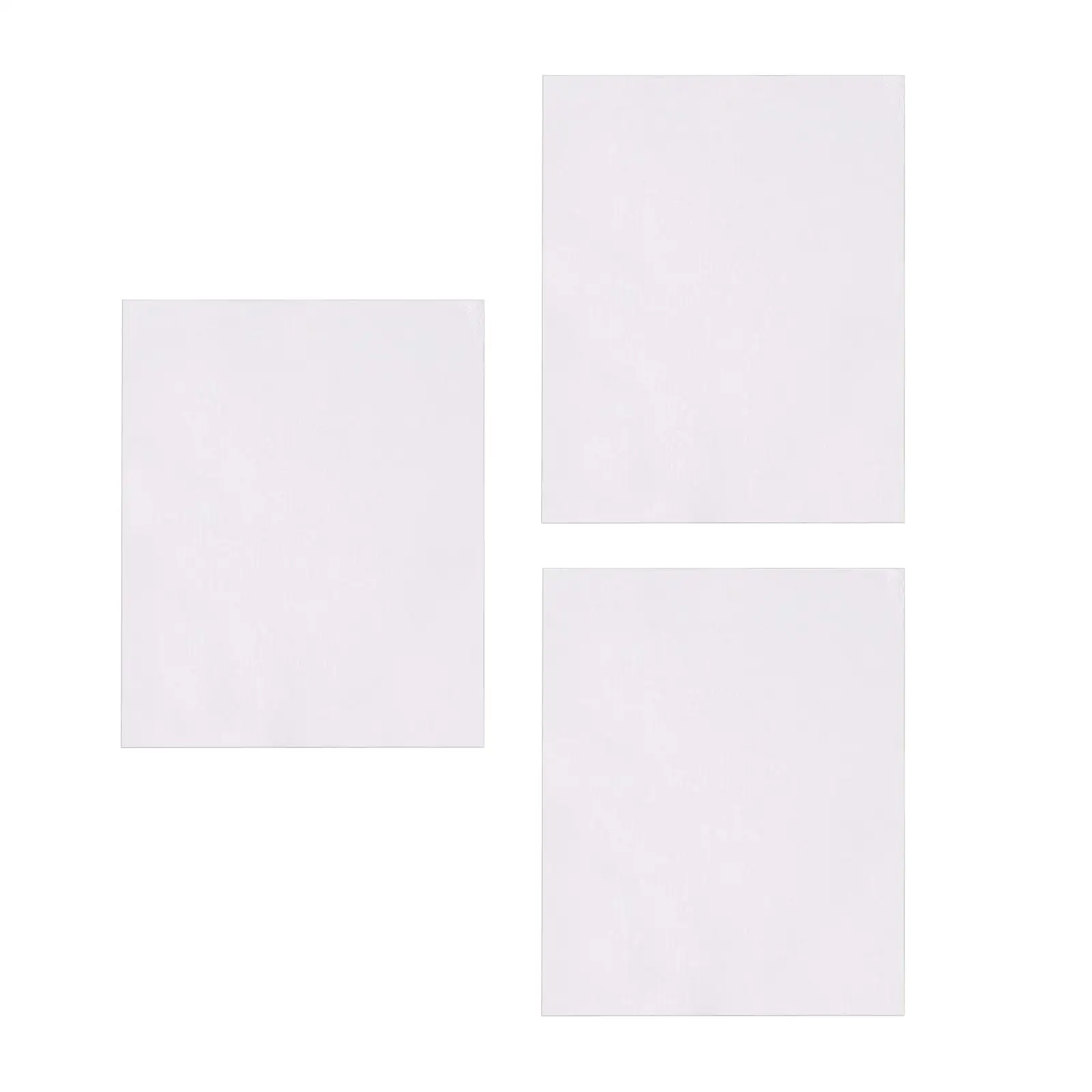 3x Canvas Panels Acrylic Oil Painting Canvas Art Boards Artist Boards Cotton Artist Blank Canvas Boards for Painter Oil Painting