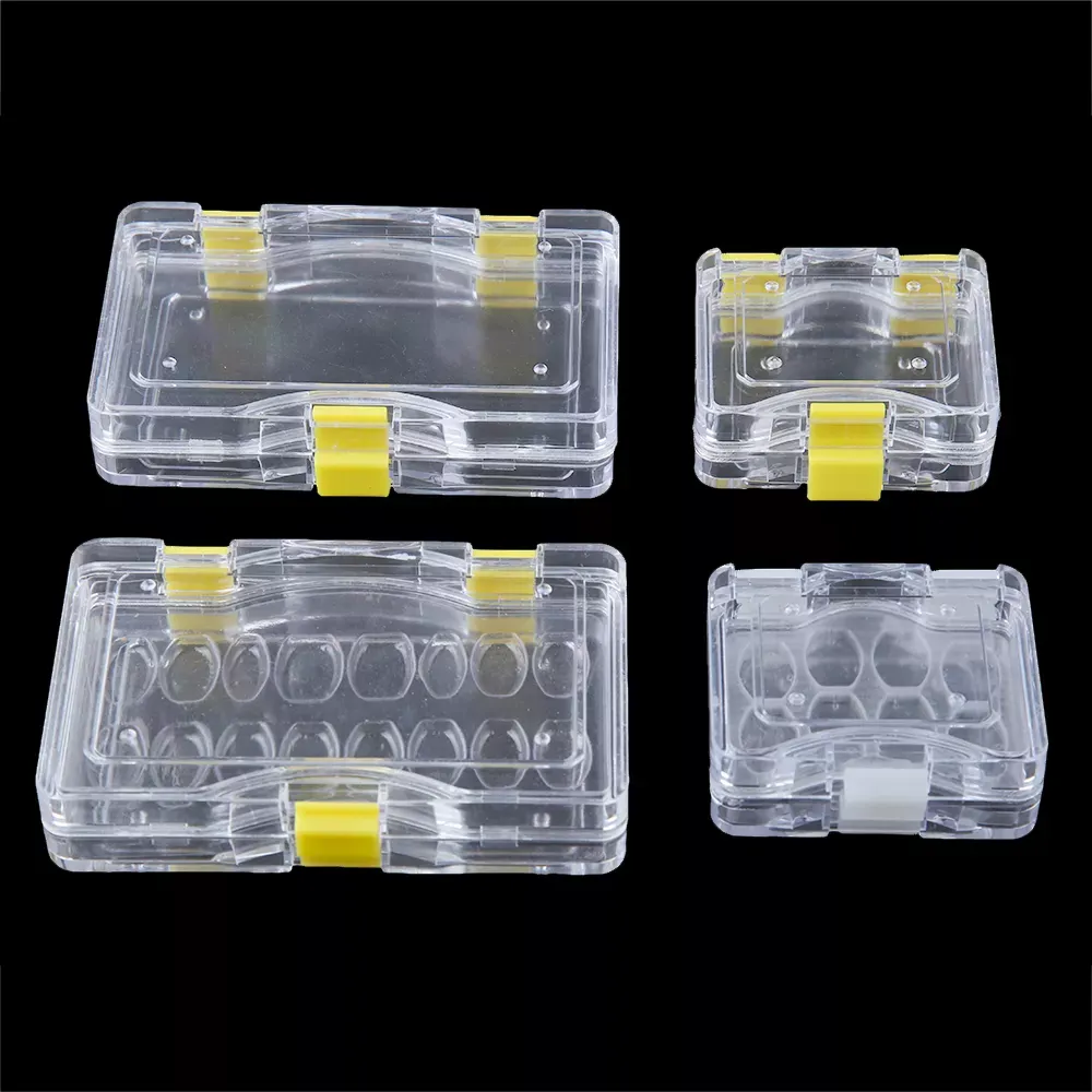 Best of Plastic Dental Lab Box With Film Dentist False Tooth Case Box With Membrane Storage Boxes With Hole Denture Teeth Container Case Reviews & Tips