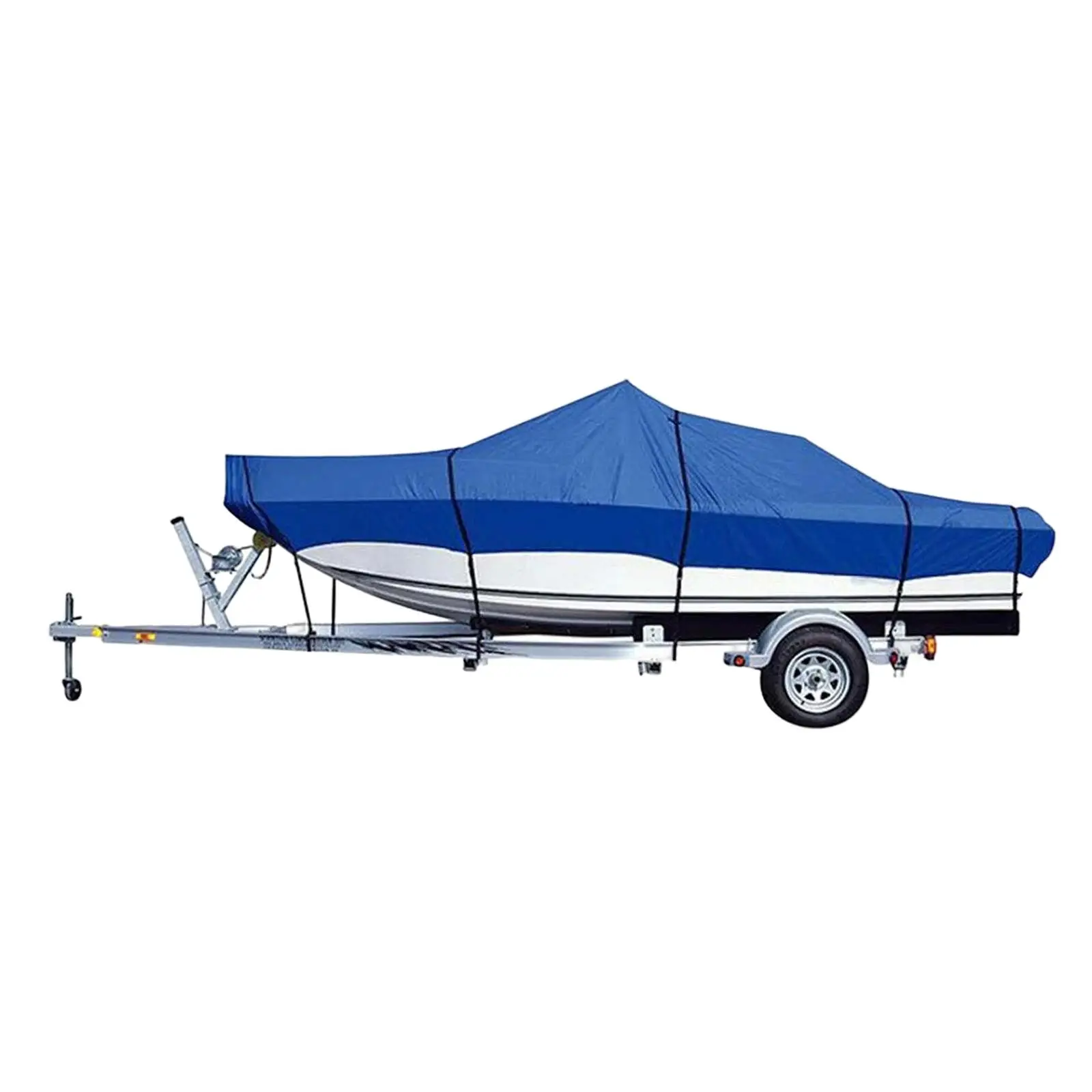 210D Oxford Cloth Boat Cover Anti UV for V Hull Marine Runabout Boat