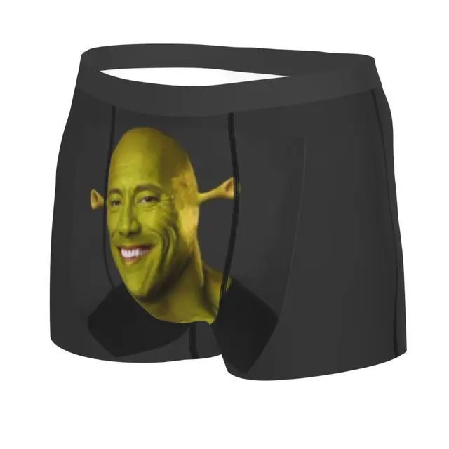 Cuecas respiráveis para homens, Sobrancelha Meme Dwayne The Rock Johnson  Underwear, Boxer Shorts, Cuecas, Novidade Shorts