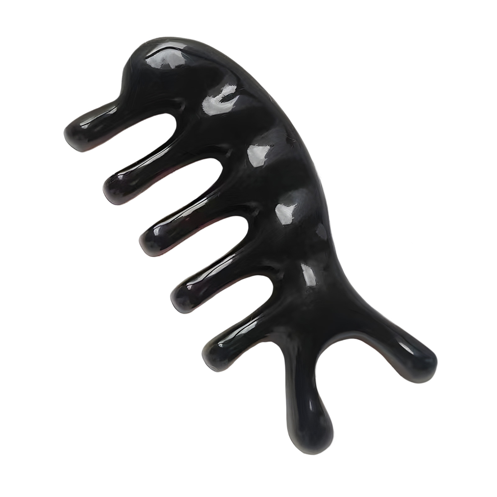Description Picture 6 of itemWide Tooth Resin Hair Comb Thickened Wide Toothed Body Relax Massage Comb for Head Scalp Facial Body Massage