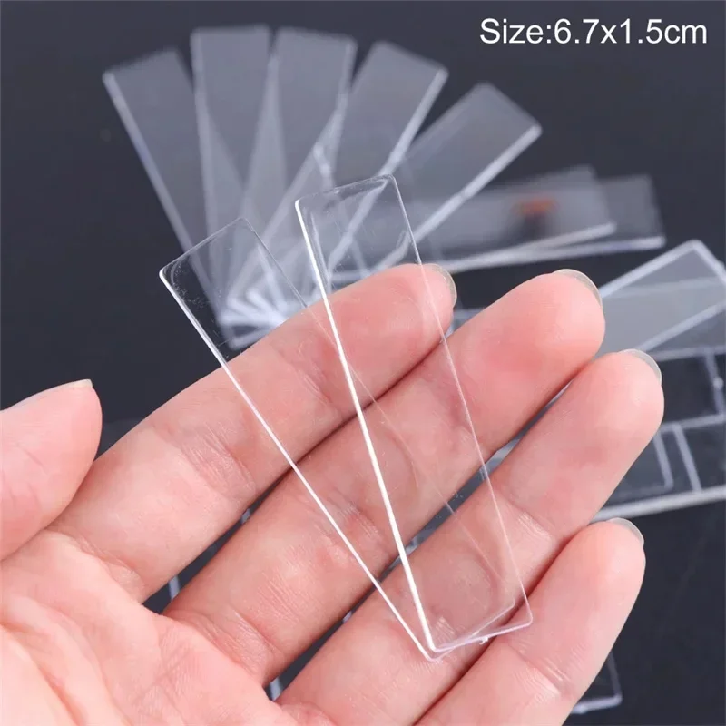 Best of 50Pcs False Nail Tips Nail Art Display Stand Acrylic Gel Polish Holder Clear False Nails Practice Shelves Manicure Showing Tools Reviews & Tips - Image 3