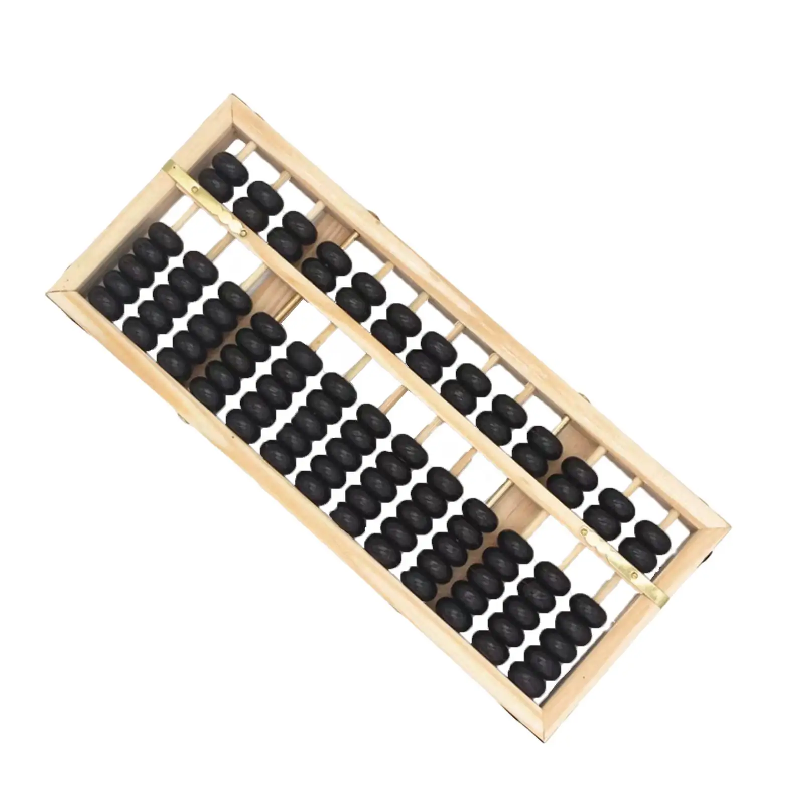 3 digits Rods Vintage Style Wooden Abacus Educational Tools Chinese Calculator Wood Bead Arithmetic Soroban for Adults Kids
