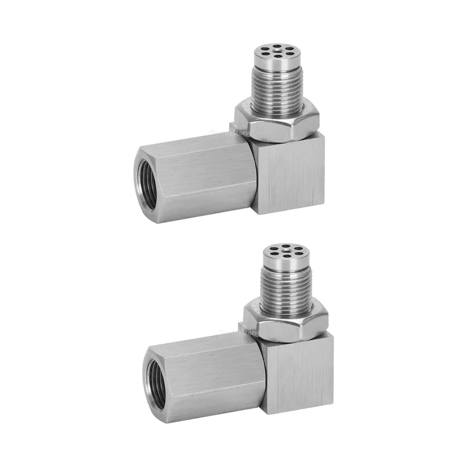 2xUniversal Oxygen Sensor Extender Spark Plug Adapter 90 Degree Accessories