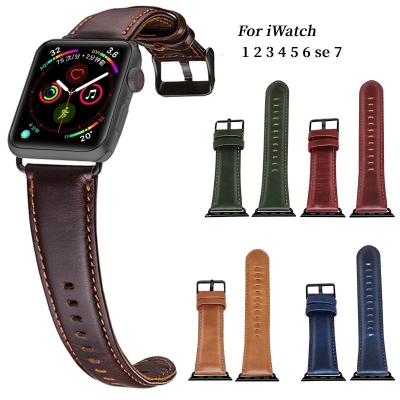 apple watch 3 42mm leather band