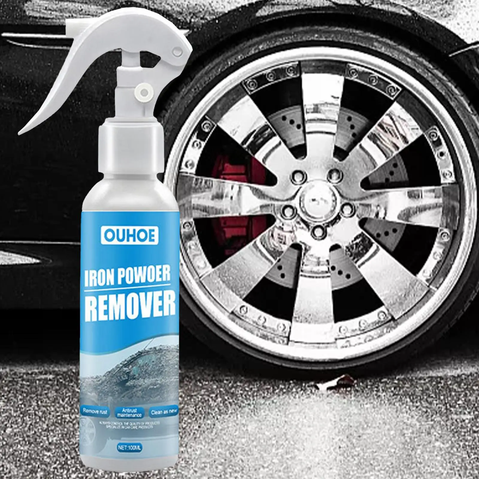 Rust Remover Spray Car Maintenance Rust Inhibitor Derusting Spray Fit for Cleaning Tool