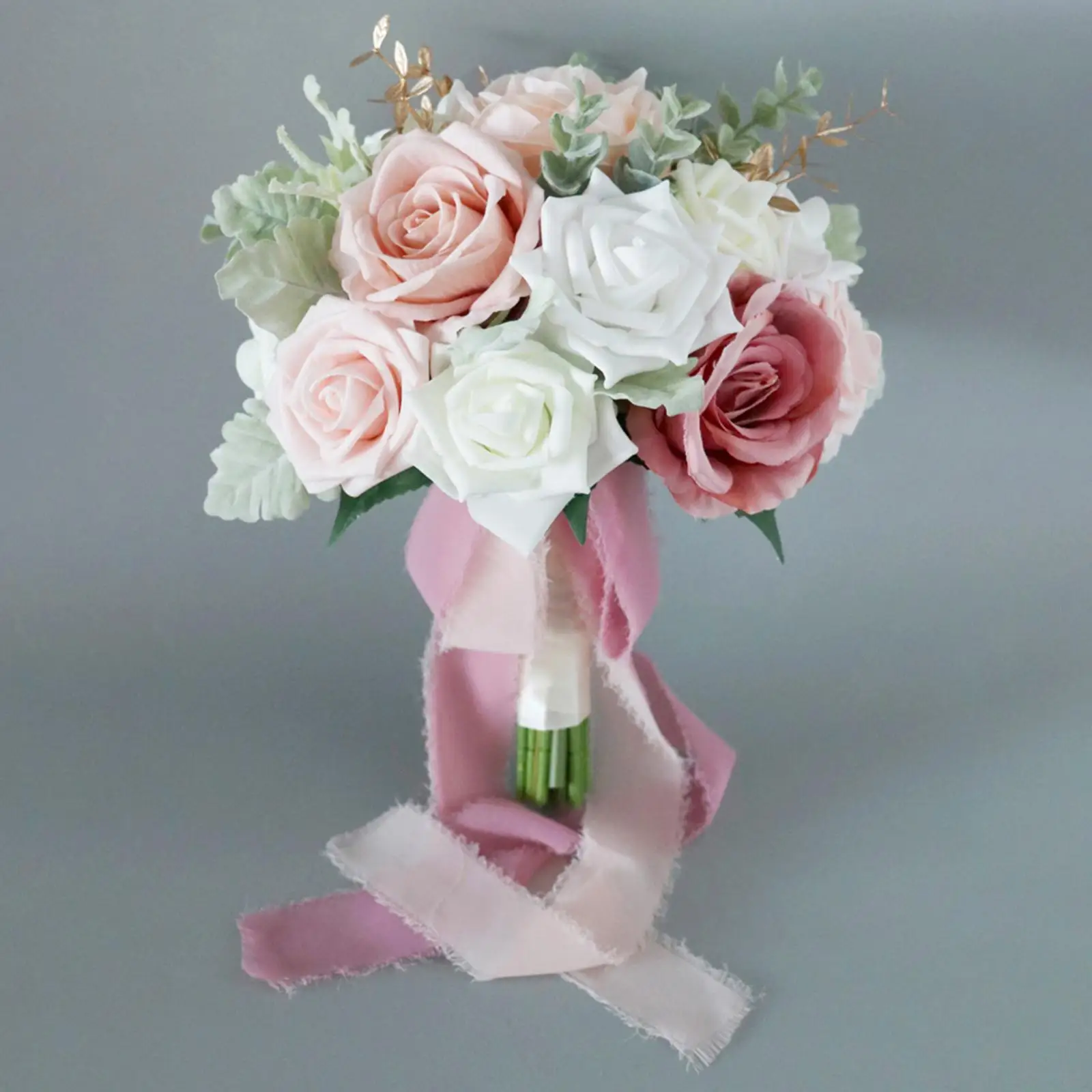 Romantic Bridal Bouquet Wedding Bouquet Artificial Flowers Silk Flowers