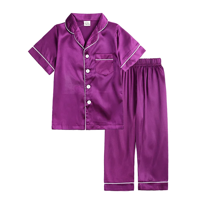 WNQY Baby Girls Princess Pajamas Toddler PJS Nightgown Dress Dark Blue,100/2-3T 