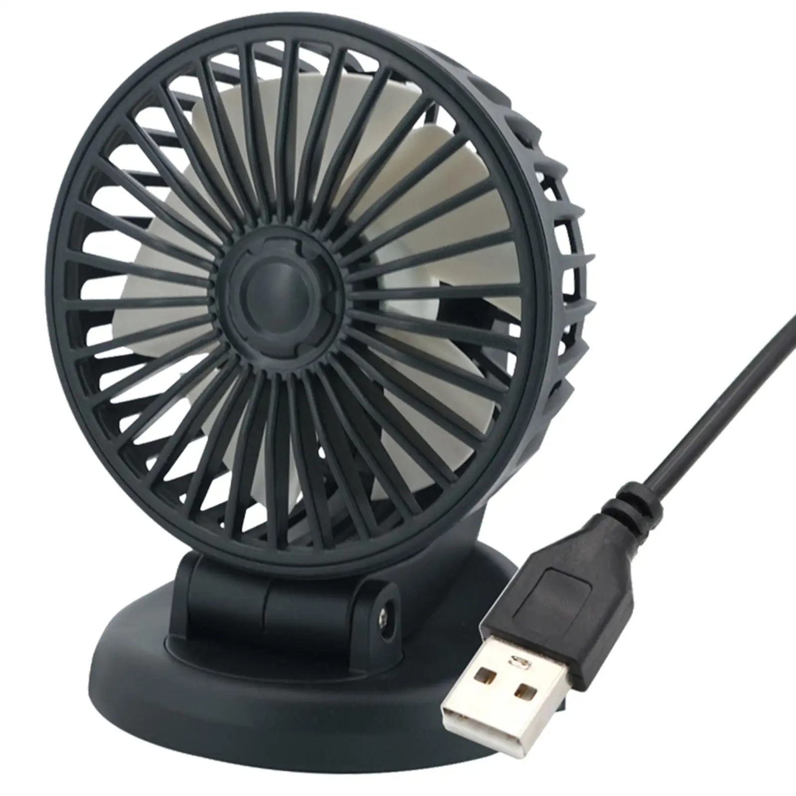 car fans Multifunction 360 Rotation Cooler Fans for Dashboard Truck Auto