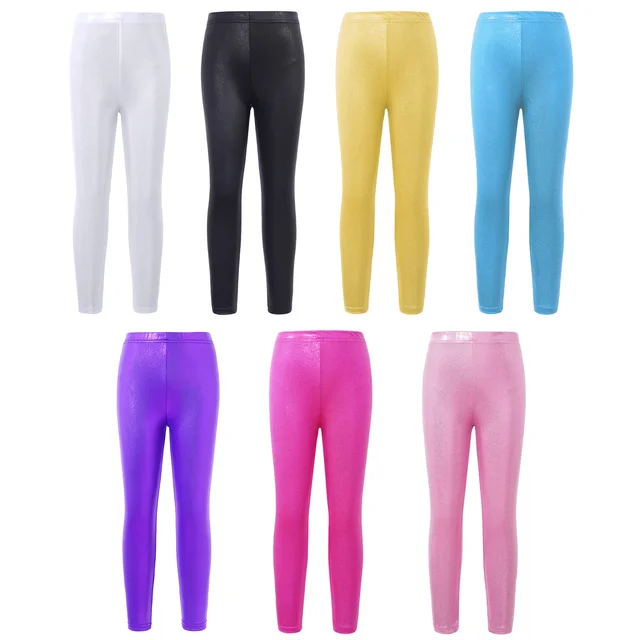 Metallic Color PU Leggings Women Shiny Legging Leather Pants Candy Color Workout  Leggings Casual Jeggings New Dancing Party Pant - AliExpress