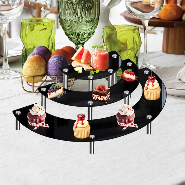 Présentoir à Gâteaux en Acrylique T1, Support Décoratif de Table, Ménage  pour Mariage, Gâteau Chi, Dessert, 3 Pièces/Ensemble - AliExpress