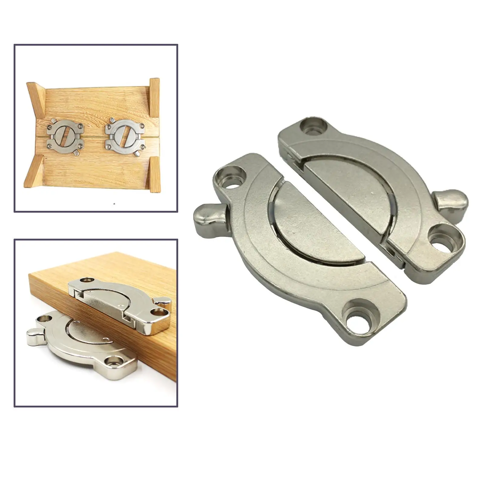 Tabletop Connector Table Separating Connection Buckle Corner Code Hardware Connectors Furniture Hinges for Dining Table Cabinet