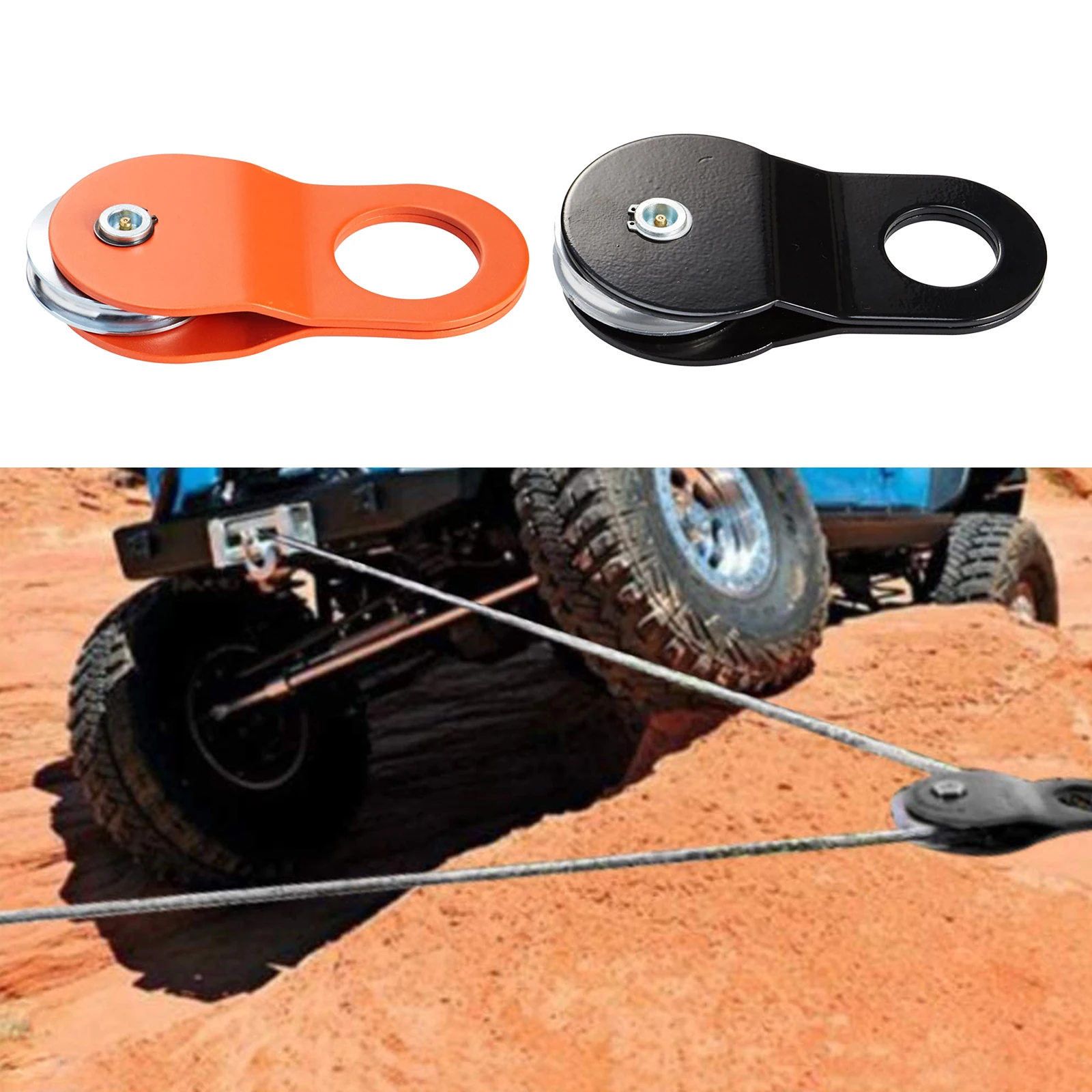 Winch Towing Pulley Winch Snatch Block Fits for Truck UTV ATV