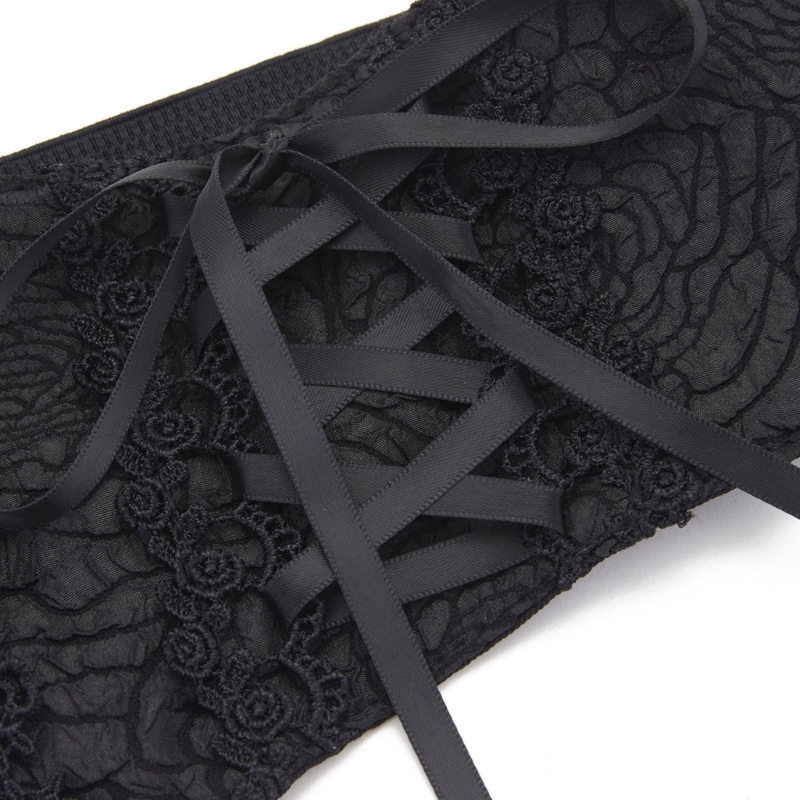 Description Picture 6 of itemWoman Elastic Underbust Corset Bustier Waist Training Cincher Adjustable Corsets