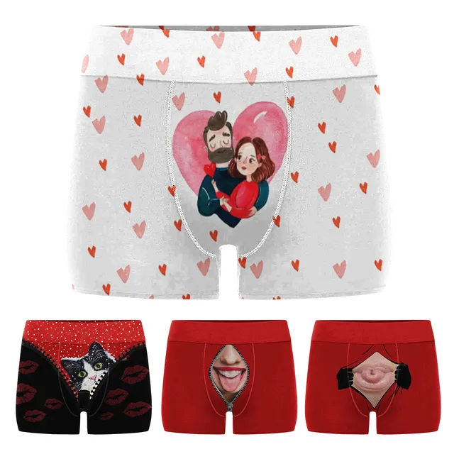 #SNew Sexy Women Men Funny Underwear Valentine's Day