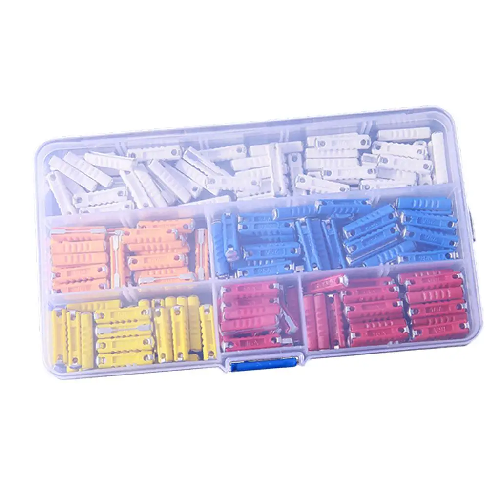 200 X Assorted Automotive Mini  Fuses Set 5A 8A 10A 16A 25A Fuses Car