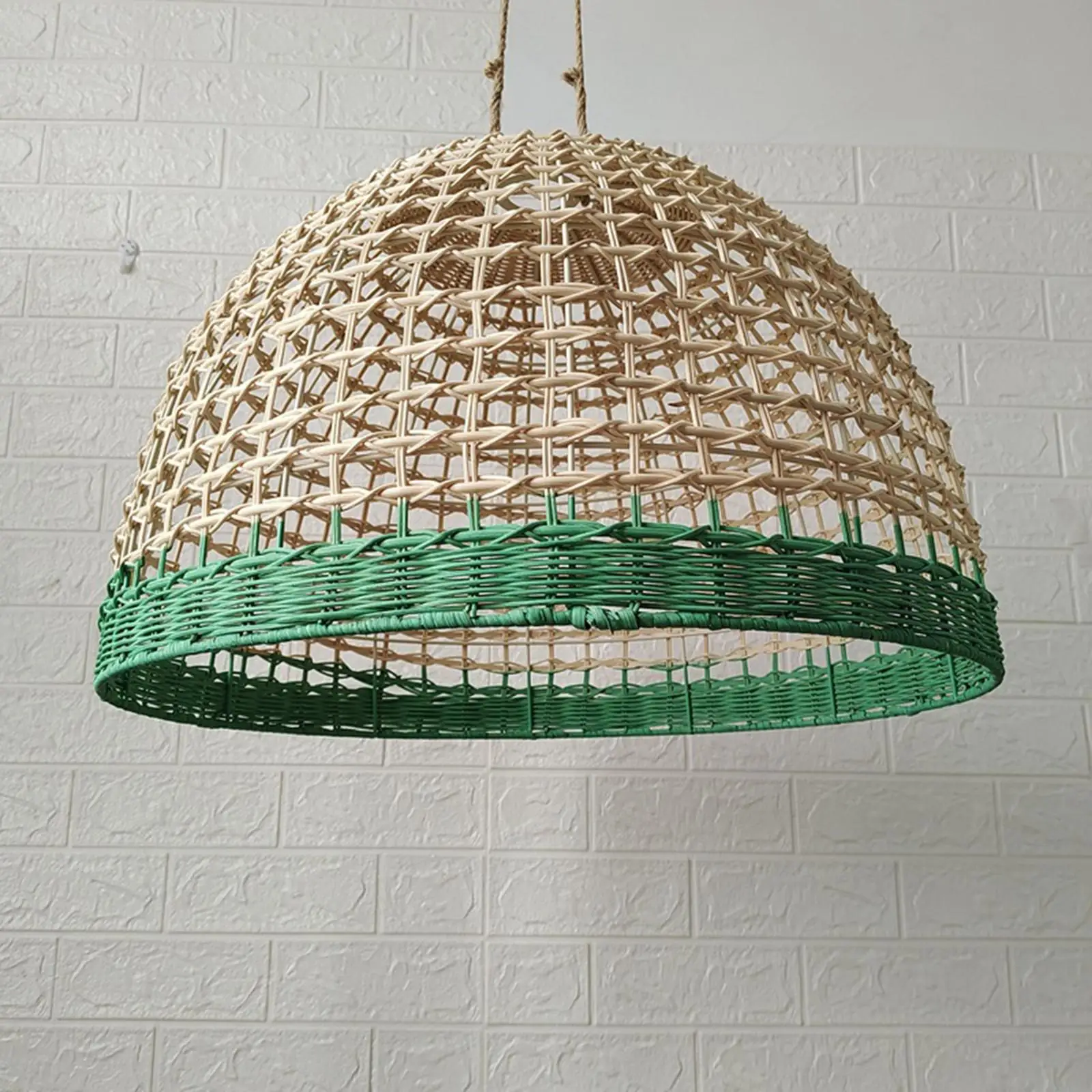 Hanging Pendant Light Cover Reading Floor Lamp Handwoven Lamp Shade