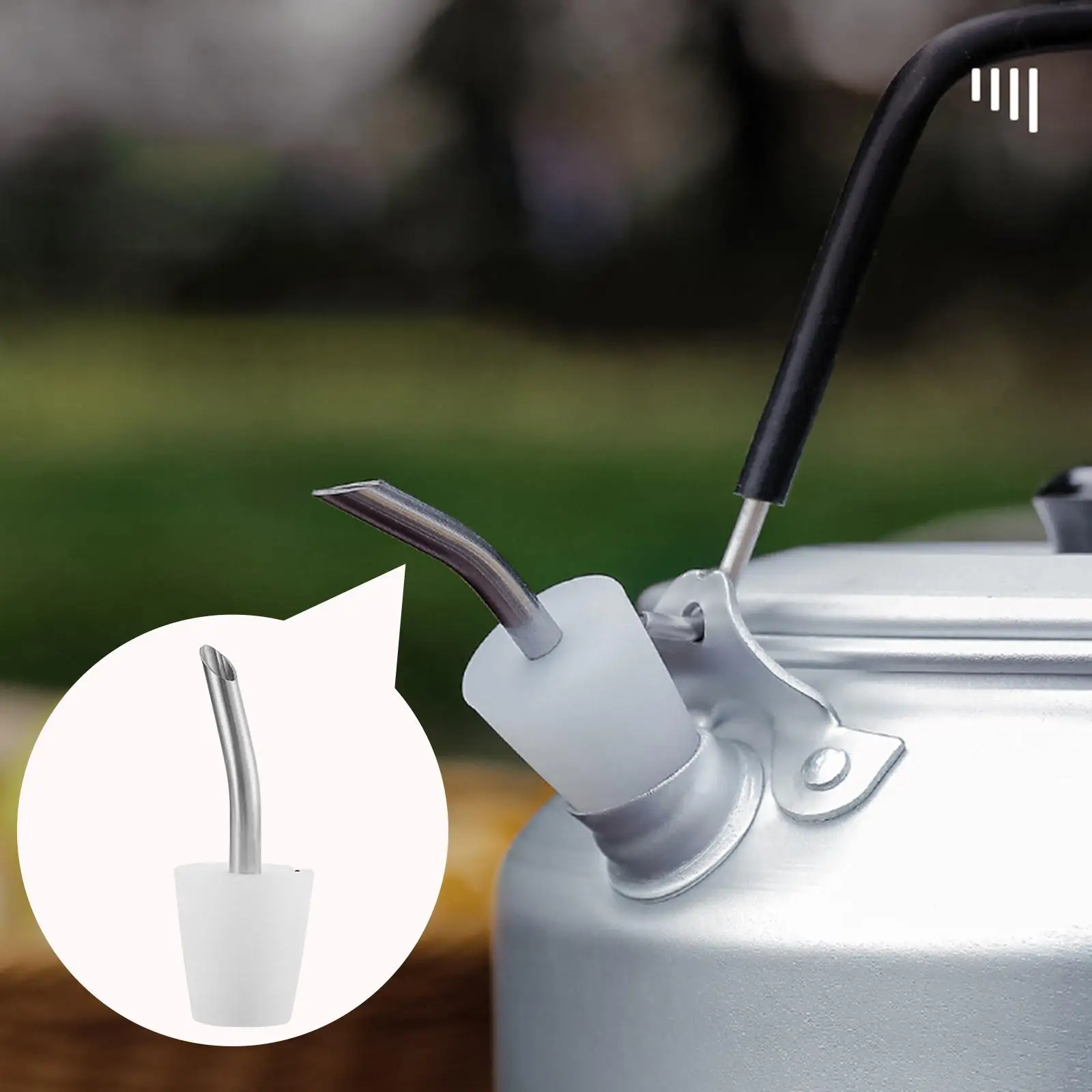 Outdoor Kettle Spout Extension Long Tubes Conversion Water Nozzle Camping Equipment Teapot Mouths for Hiking Camping Travel Home