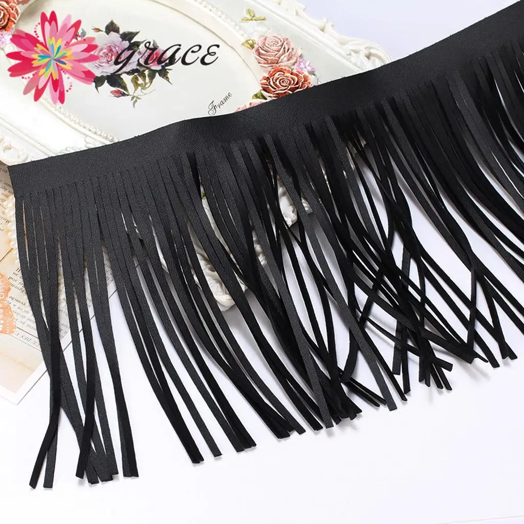 Leather Tassel Fringe Sewing  Clothes Accessory crafts Earring