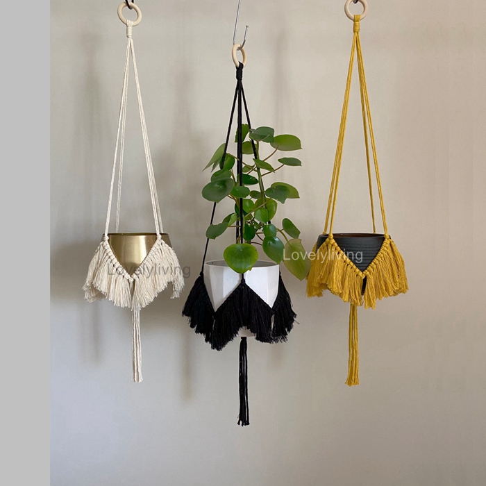 Jardinières Murales Suspendues – Lot De 2 Pots En Résine PP, Design Rotin, Avec Drainage Et Crochets, Pour Balcon, Cuisine, Décoration - 9