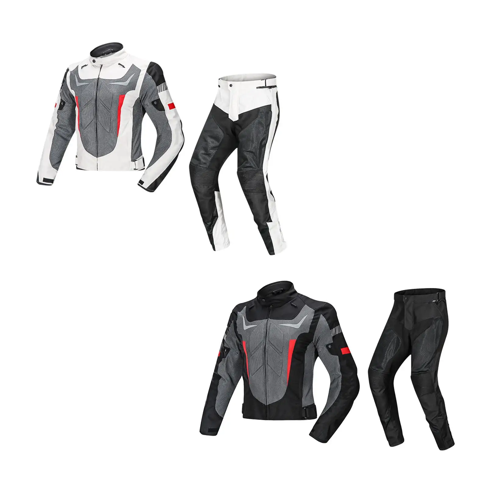 Motorcycle Jacket Pants Suit Durable Wearable Men Women Clothes Armour Protection Pads Riding Jacket Motorcycle Jacket and Pants