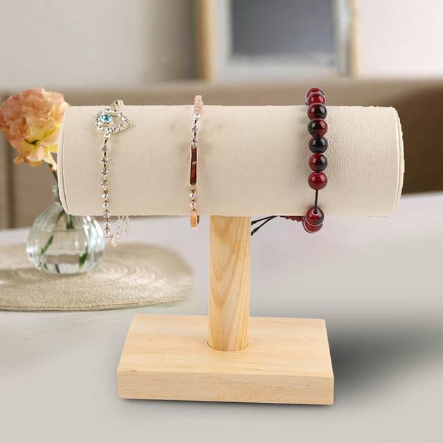 Linen Jewelry Hard Display Stand Holder  Necklace Bracelet Organizer -  Jewelry - Aliexpress