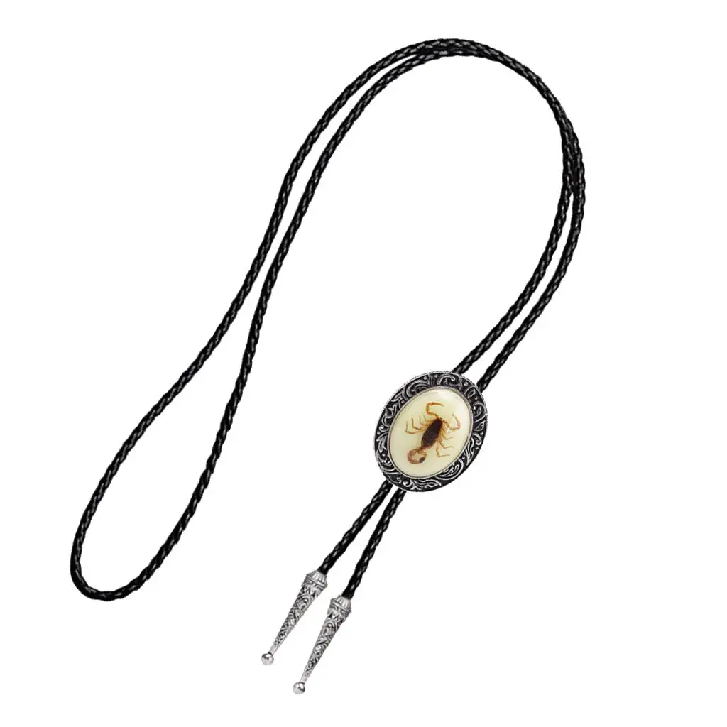 Vintage Scorpio Leather  Necklace Durable Fashion Accessory for Men