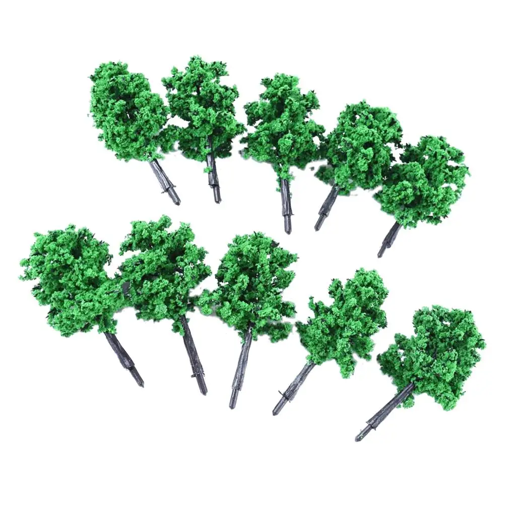 10Pcs Miniature Garden Tree Plant Miniature Decor Micro Landscape DIY Craft