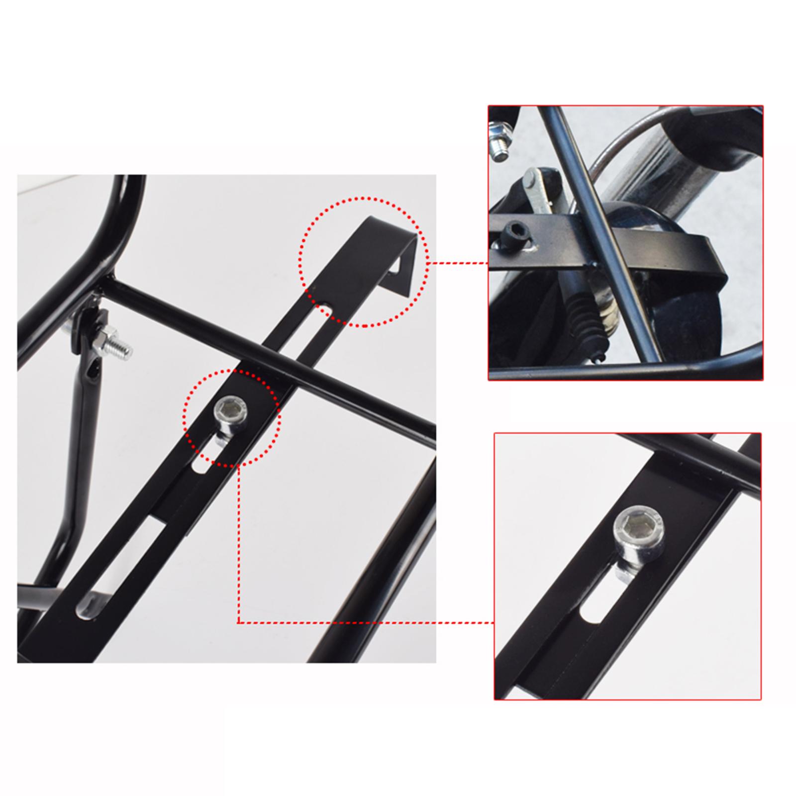 Bike Front Rack Carrier Luggage Shelf Durable for Mountain Bikes