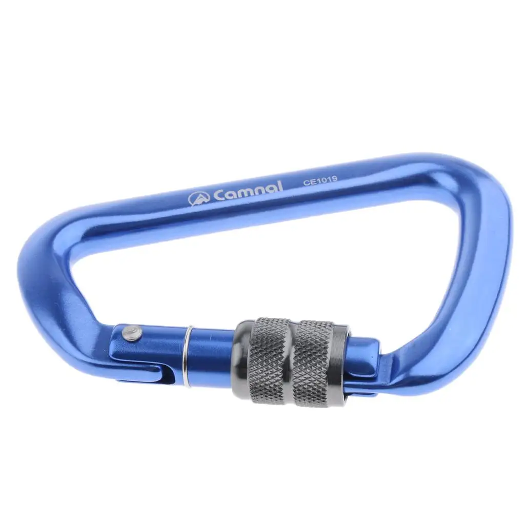 High Strength Screwgate Carabiner Rock Climbing Screw Locking Auto Lock Karabiner Outdoor Sports Hardware Tool