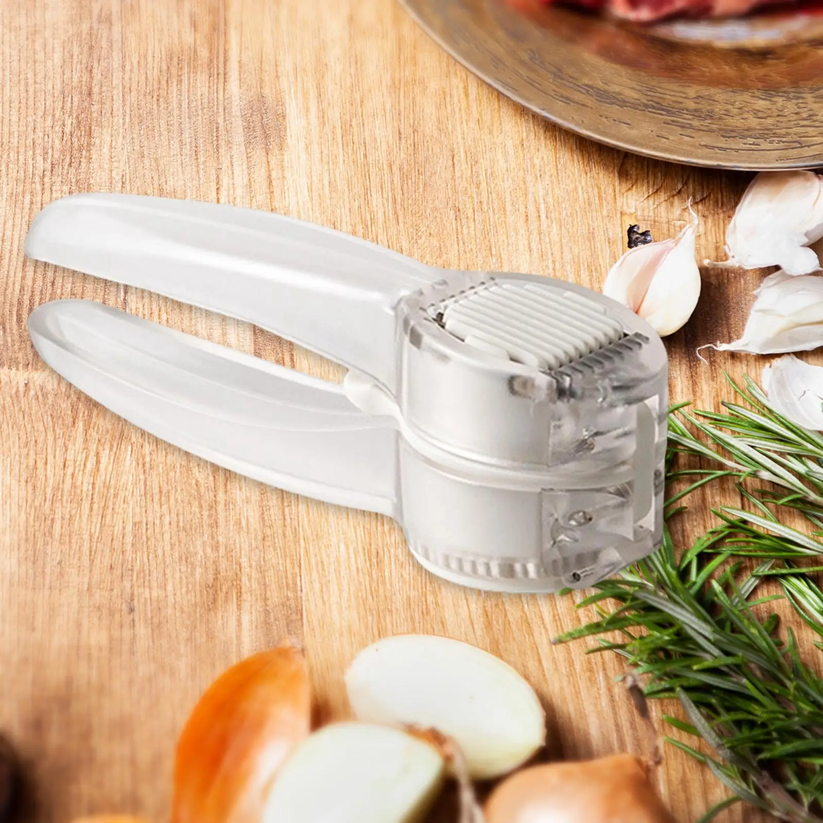 Manual Ginger Mincer Kitchen Tool Squeezer Masher with Ergonomic Handle Garlic Press for Nuts Ginger Vegetable Onion