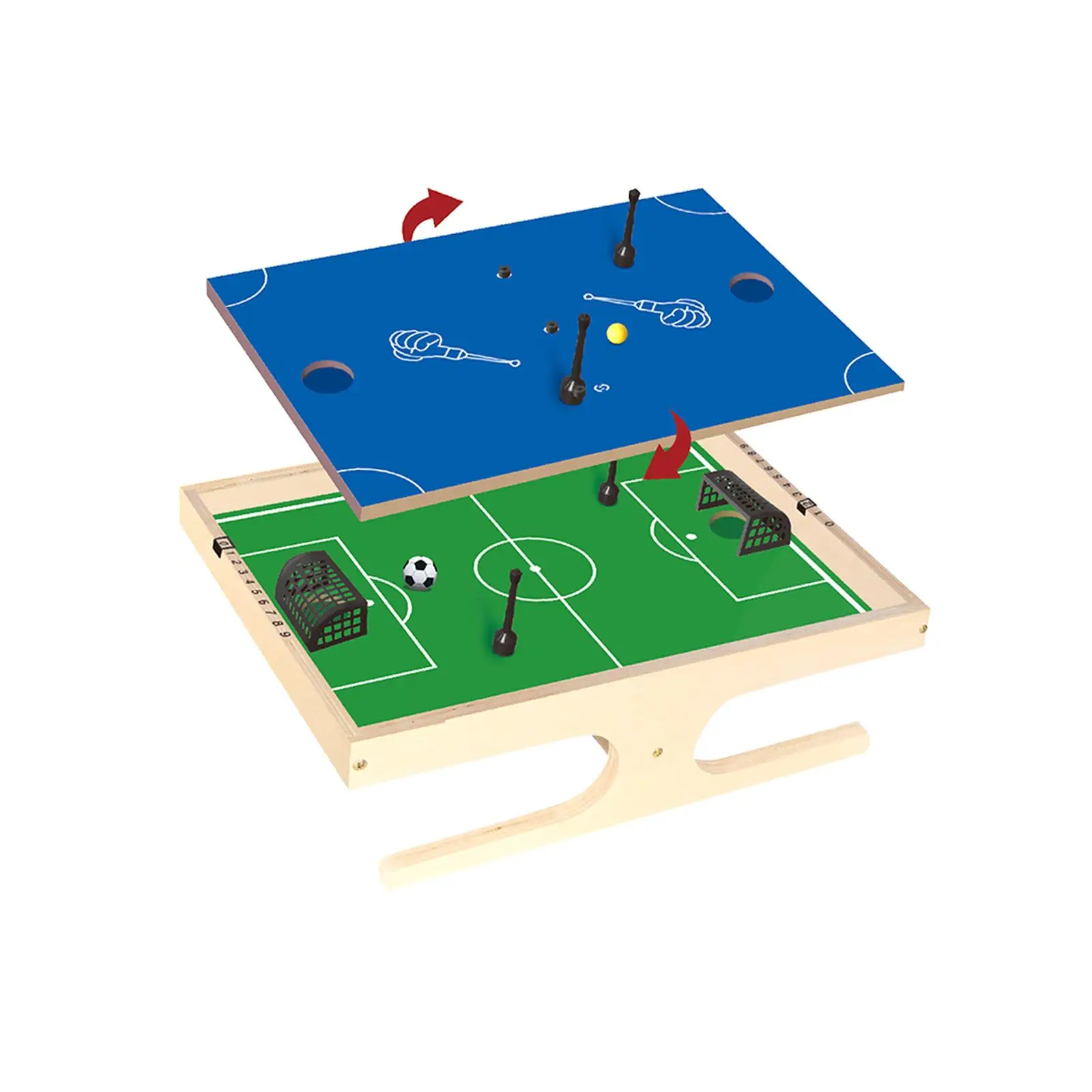 Magnetic Ball Tabletop Board Game Tabletop Football Soccer Pinball Game for Children Entertainment Kids Adults Family Game