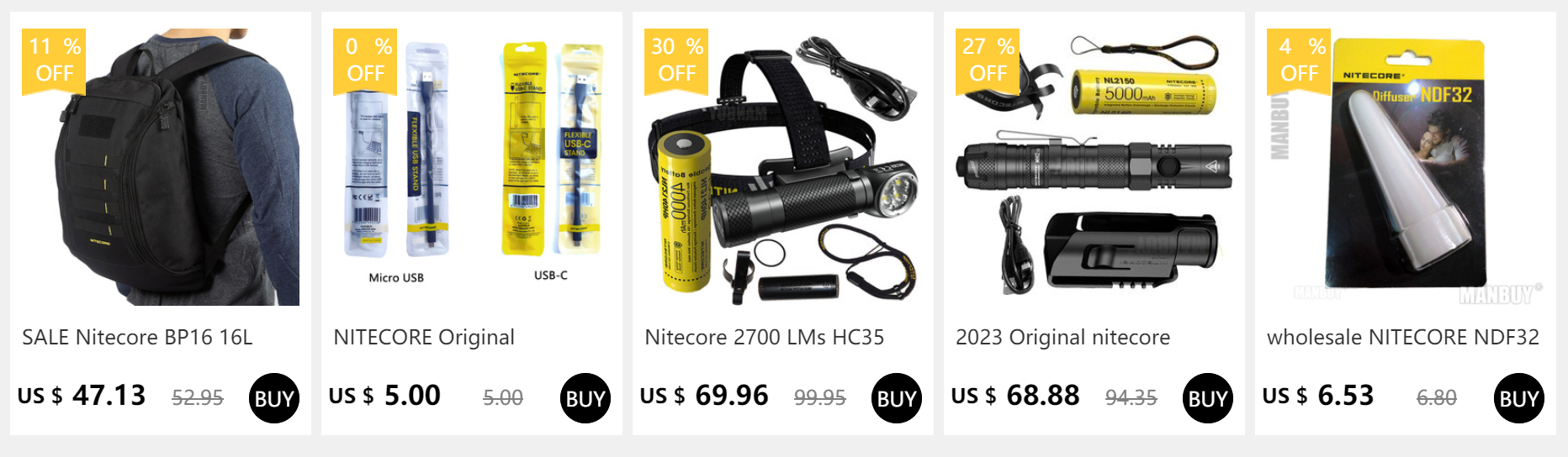 Cheap Acessórios portáteis de iluminação