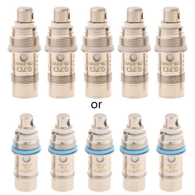 5Pcs Replacement Atomizer Bottom Dual Coil for Head for aspire Nautilus 2s  Dropshipping - AliExpress