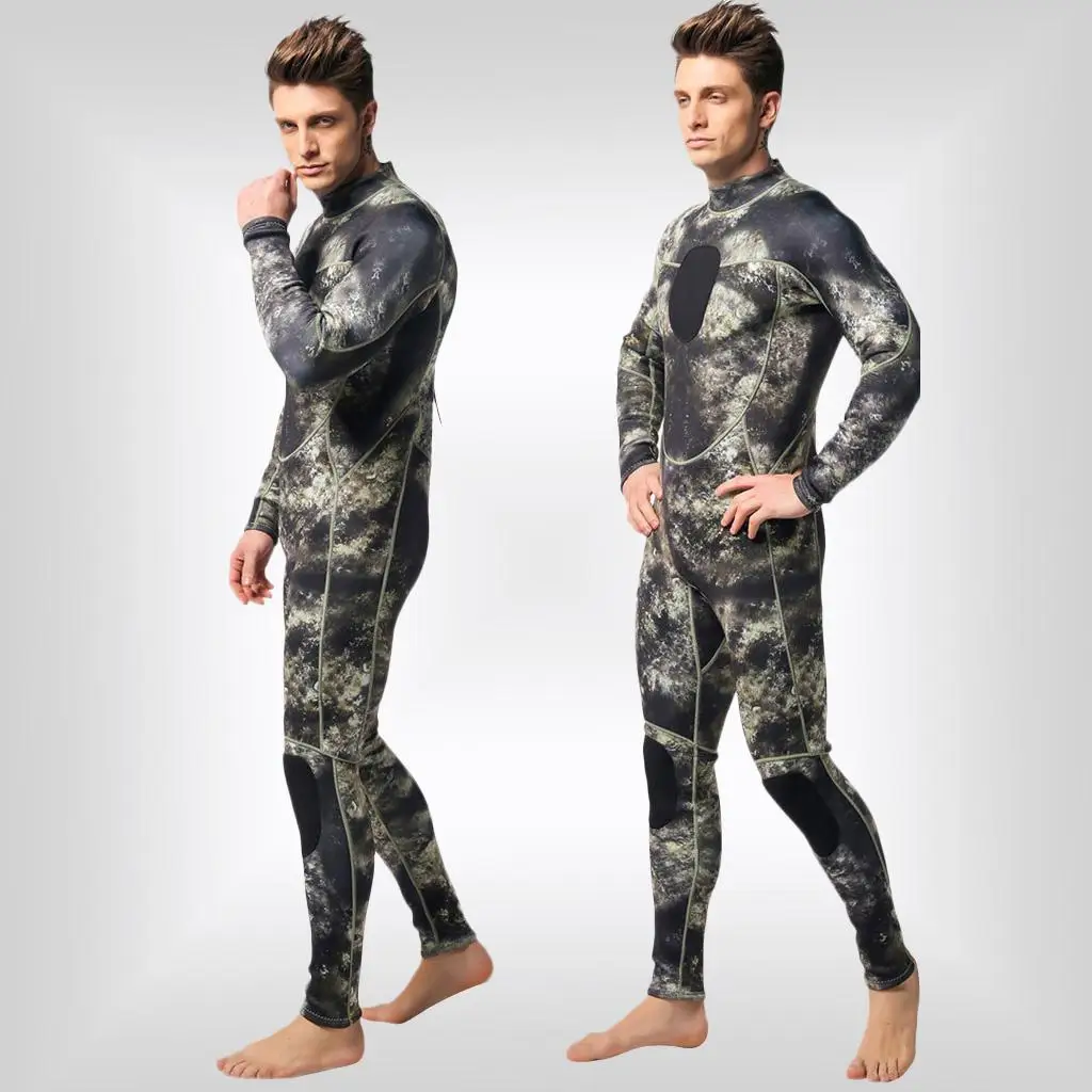 Mens 3mm Full Length Wetsuit () - for canoe  and kayak Surfing  Sailing Diving Snorkeling Spearfishing - Choose Sizes