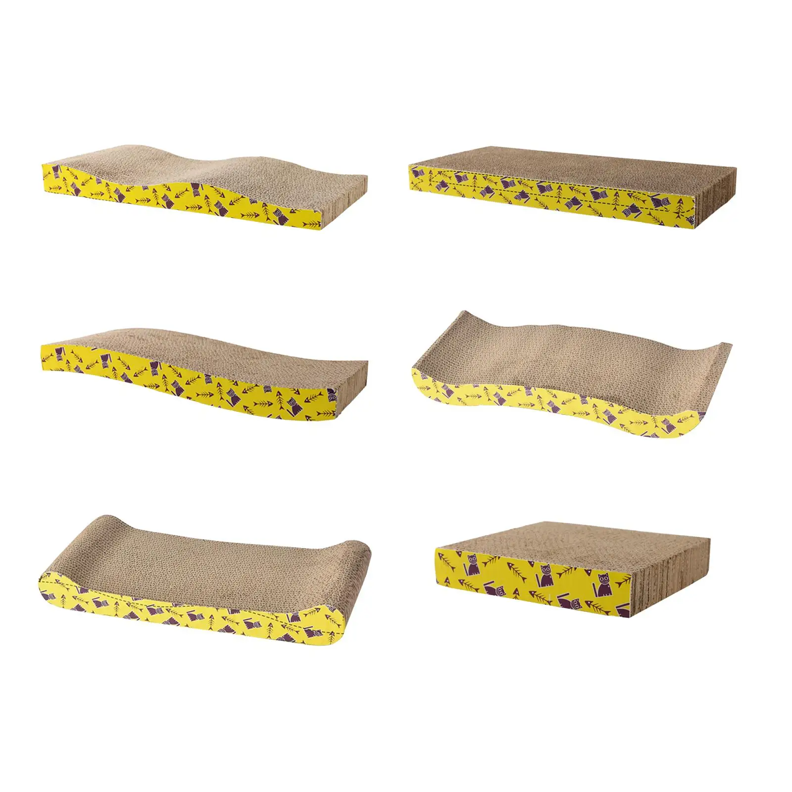 Scratching Lounge Bed Cat Scratchers Cardboard Cat Scratch Pad Nest Cat Scratching Board for Sleeping Small Medium Large Cats