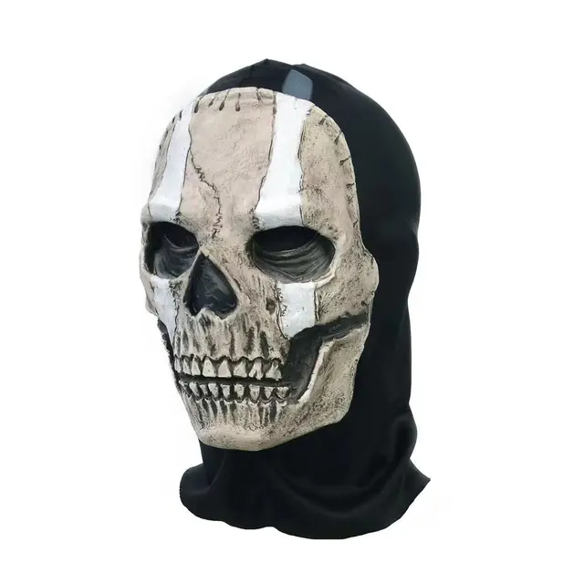 Call of Duty MWII Ghost Mask 2023 COD Cosplay Airsoft Tactical Ghost Actor